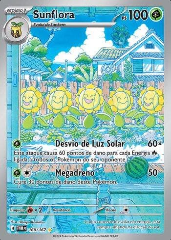 Carta Sunflora (169/167) do set Máscaras do Crepúsculo — Pokémon TCG | Bynx