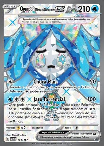 Wellspring Mask Ogerpon ex (194/167) — Máscaras do Crepúsculo