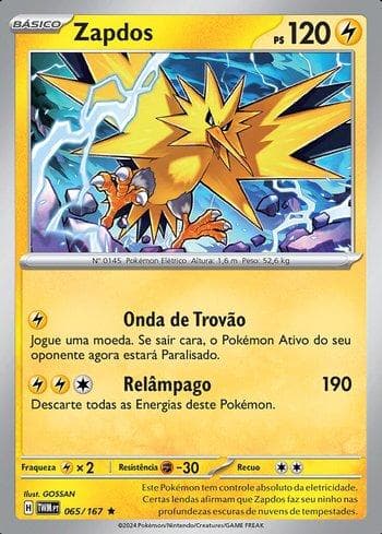 Zapdos (065/167) — Máscaras do Crepúsculo