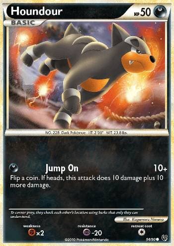 Carta Houndour (54/90) do set Destemido — Pokémon TCG | Bynx