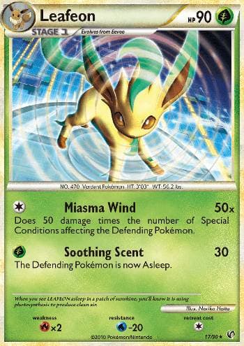 Leafeon (17/90) — Destemido