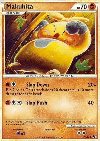 Carta Makuhita (55/90) do set Destemido — Pokémon TCG | Bynx