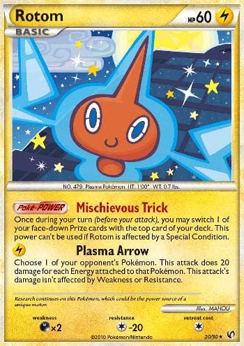 Carta Rotom (20/90) do set Destemido — Pokémon TCG | Bynx