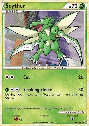 Carta Scyther (65/90) do set Destemido — Pokémon TCG | Bynx