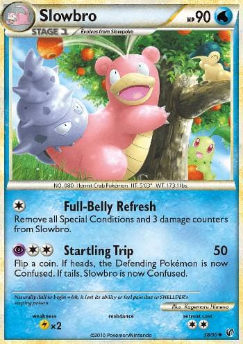 Carta Slowbro (38/90) do set Destemido — Pokémon TCG | Bynx