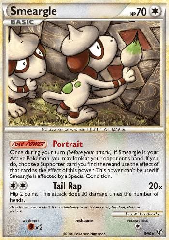 Carta Smeargle (8/90) do set Destemido — Pokémon TCG | Bynx