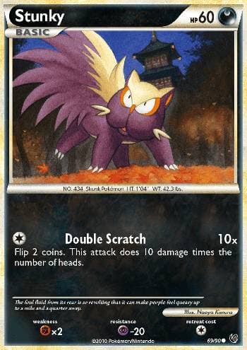 Carta Stunky (69/90) do set Destemido — Pokémon TCG | Bynx