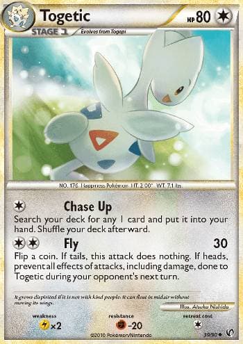 Carta Togetic (39/90) do set Destemido — Pokémon TCG | Bynx