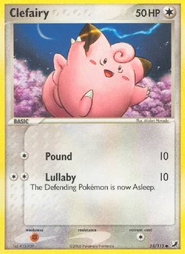 Carta Clefairy (53/115) do set Unseen Forces — Pokémon TCG | Bynx