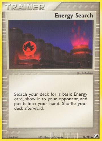 Carta Energy Search (94/115) do set Unseen Forces — Pokémon TCG | Bynx