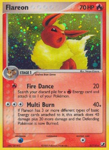 Carta Flareon (5/115) do set Unseen Forces — Pokémon TCG | Bynx