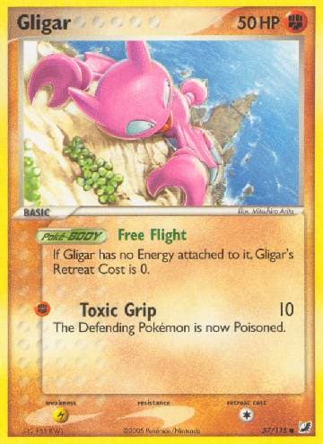 Carta Gligar (57/115) do set Unseen Forces — Pokémon TCG | Bynx