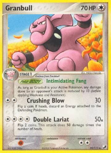Carta Granbull (39/115) do set Unseen Forces — Pokémon TCG | Bynx