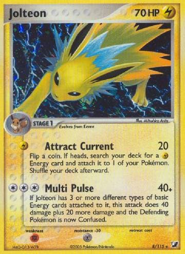 Carta Jolteon (8/115) do set Unseen Forces — Pokémon TCG | Bynx