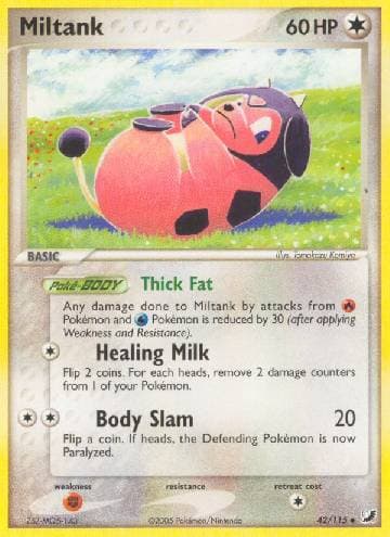 Carta Miltank (42/115) do set Unseen Forces — Pokémon TCG | Bynx