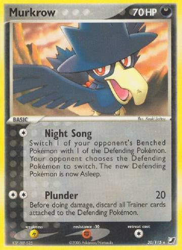 Carta Murkrow (30/115) do set Unseen Forces — Pokémon TCG | Bynx