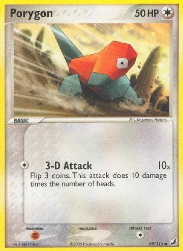 Carta Porygon (69/115) do set Unseen Forces — Pokémon TCG | Bynx