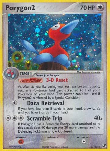 Carta Porygon2 (12/115) do set Unseen Forces — Pokémon TCG | Bynx