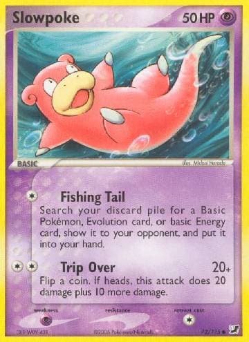 Carta Slowpoke (72/115) do set Unseen Forces — Pokémon TCG | Bynx