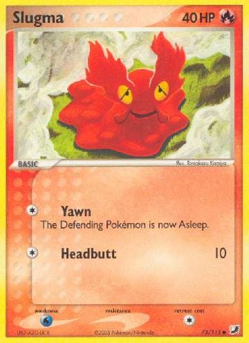 Carta Slugma (73/115) do set Unseen Forces — Pokémon TCG | Bynx