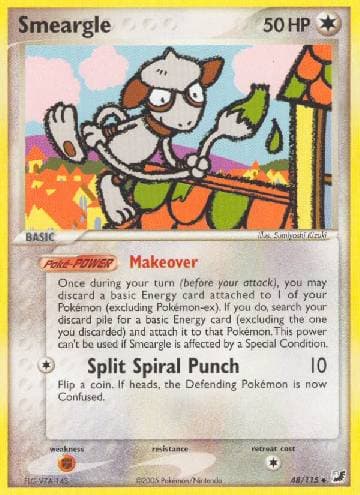Carta Smeargle (48/115) do set Unseen Forces — Pokémon TCG | Bynx