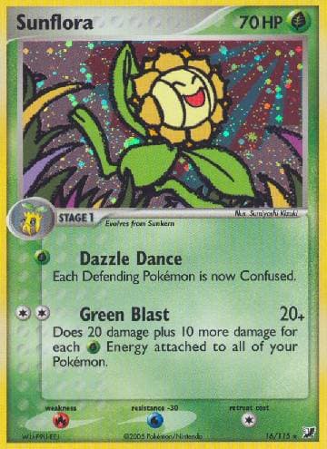 Carta Sunflora (16/115) do set Unseen Forces — Pokémon TCG | Bynx