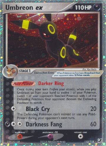 Umbreon ex (112/115) — Unseen Forces