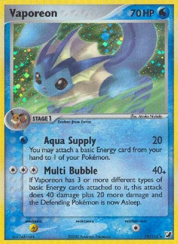 Vaporeon (19/115) — Unseen Forces