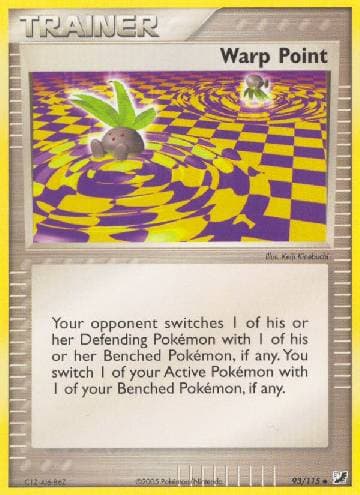 Carta Warp Point (93/115) do set Unseen Forces — Pokémon TCG | Bynx