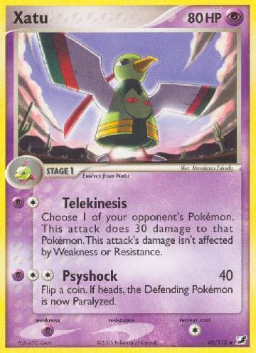 Carta Xatu (49/115) do set Unseen Forces — Pokémon TCG | Bynx