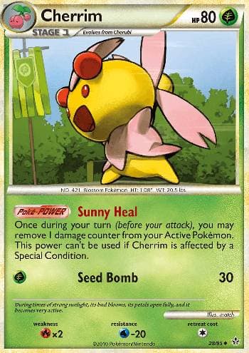 Carta Cherrim (28/95) do set Revelado — Pokémon TCG | Bynx