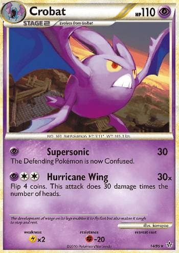 Carta Crobat (14/95) do set Revelado — Pokémon TCG | Bynx