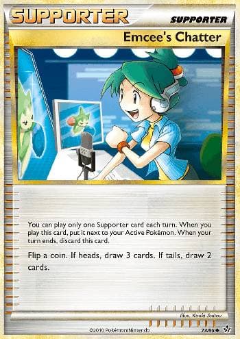 Carta Emcee's Chatter (73/95) do set Revelado — Pokémon TCG | Bynx