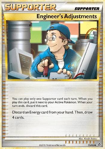 Carta Engineer's Adjustments (75/95) do set Revelado — Pokémon TCG | Bynx