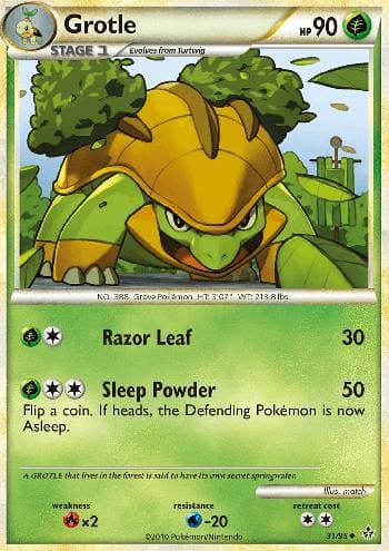 Carta Grotle (31/95) do set Revelado — Pokémon TCG | Bynx