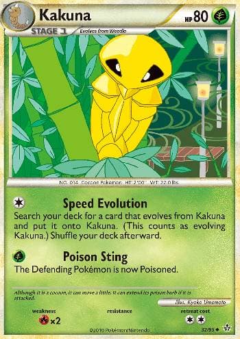 Carta Kakuna (32/95) do set Revelado — Pokémon TCG | Bynx