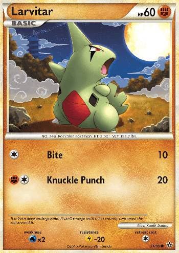 Larvitar (51/95) — Revelado