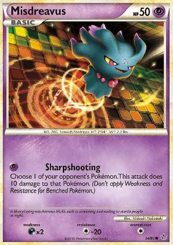 Carta Misdreavus (54/95) do set Revelado — Pokémon TCG | Bynx