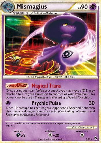Carta Mismagius (5/95) do set Revelado — Pokémon TCG | Bynx