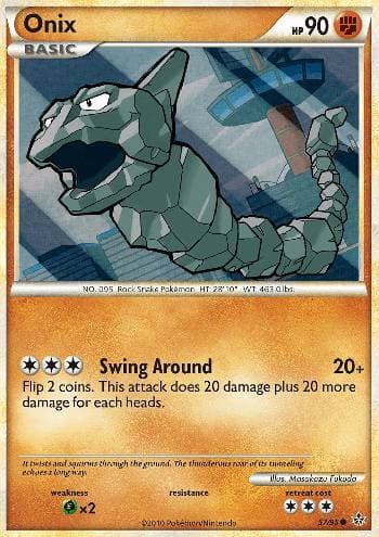 Carta Onix (57/95) do set Revelado — Pokémon TCG | Bynx
