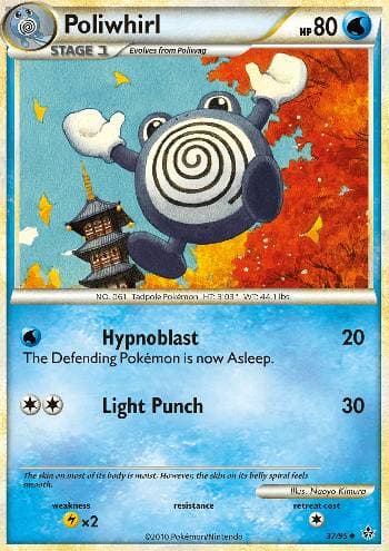Carta Poliwhirl (37/95) do set Revelado — Pokémon TCG | Bynx