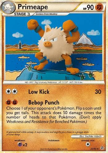 Carta Primeape (22/95) do set Revelado — Pokémon TCG | Bynx