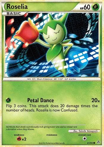 Carta Roselia (61/95) do set Revelado — Pokémon TCG | Bynx