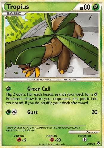 Carta Tropius (66/95) do set Revelado — Pokémon TCG | Bynx