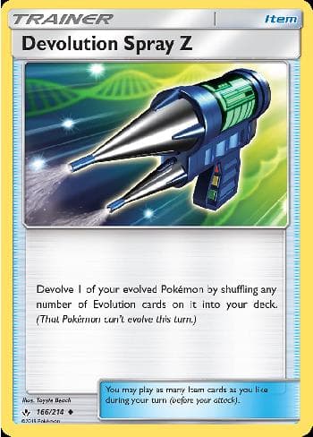 Carta Devolution Spray Z (166/214) do set Elos Inquebráveis — Pokémon TCG | Bynx
