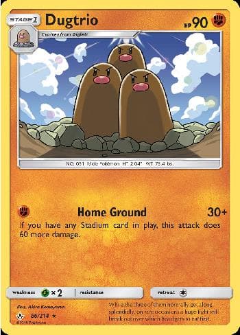 Carta Dugtrio (86/214) do set Elos Inquebráveis — Pokémon TCG | Bynx