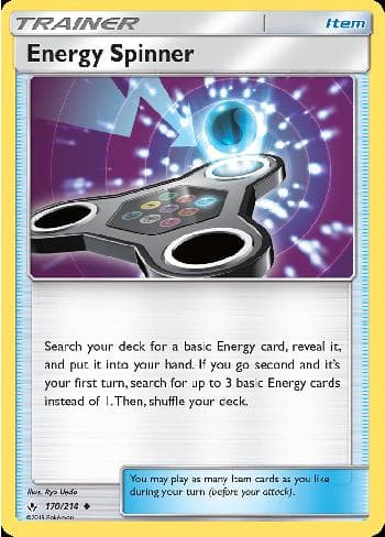 Carta Energy Spinner (170/214) do set Elos Inquebráveis — Pokémon TCG | Bynx