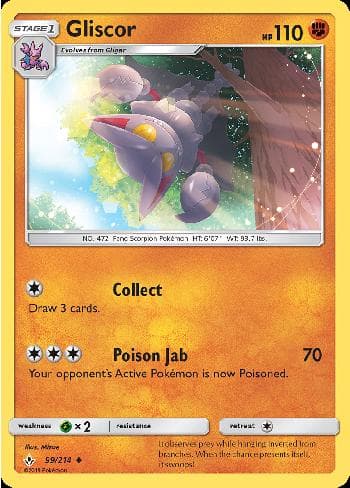Carta Gliscor (99/214) do set Elos Inquebráveis — Pokémon TCG | Bynx