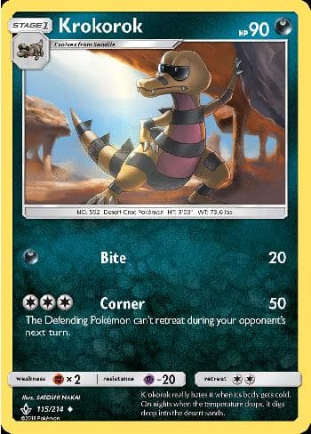 Carta Krokorok (115/214) do set Elos Inquebráveis — Pokémon TCG | Bynx