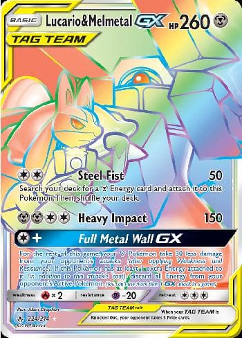 Lucario & Melmetal-GX (224/214) — Elos Inquebráveis